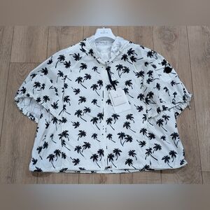 $1495 MONCLER "Cezembre" Short Sleve Windbreaker Jacket Light Beige 3 - Large